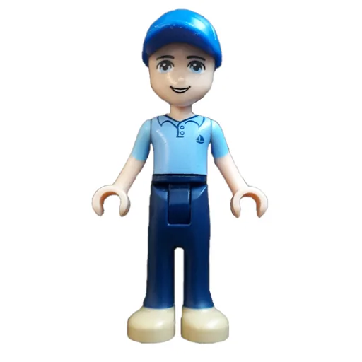 Andrew (Medium Blue Shirt, Dark Blue Trousers, Cap)