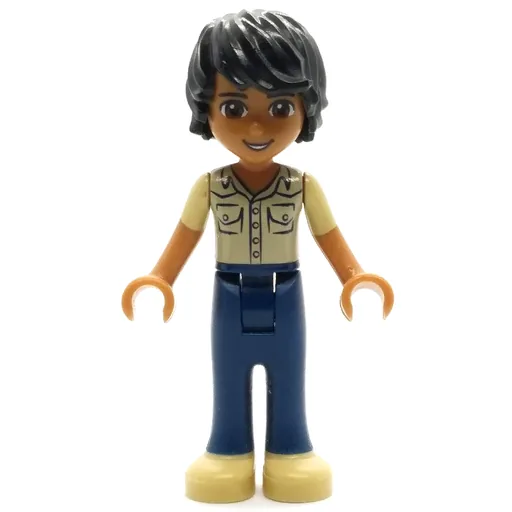 Matthew (Tan Shirt, Dark Blue Trousers)