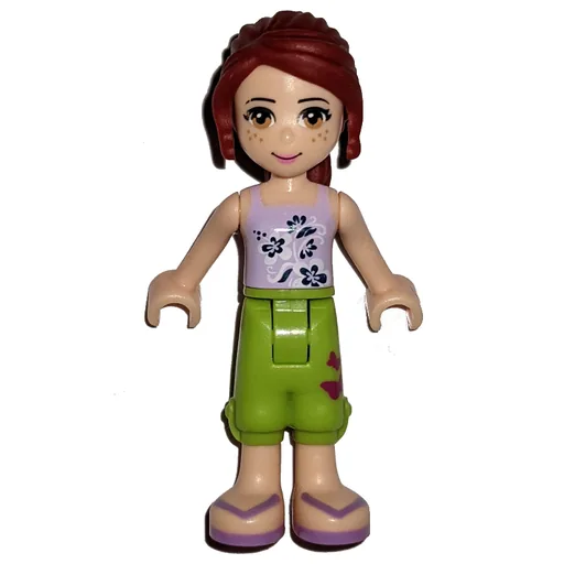 Mia (Lavender Top, Lime Trousers)