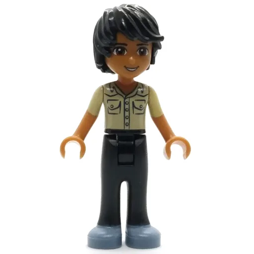 Matthew (Tan Shirt, Black Trousers)