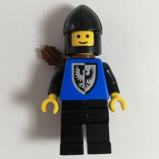 Archer (Black Falcon) (Black Legs, Black Hips, Pointed Shield, Chin-Guard)