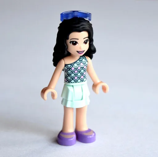 Emma (Light Aqua Top, Light Aqua Skirt)