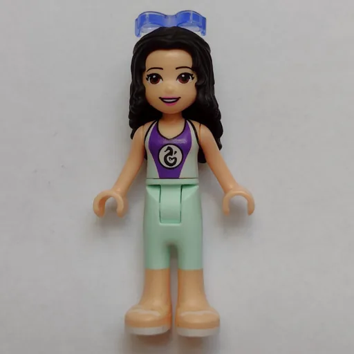 Emma (Dark Purple/Light Aqua Wet Suit, Glasses)