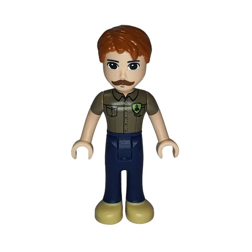 Angus (Dark Tan Shirt, Dark Blue Trousers)