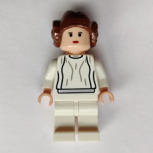 Princess Leia (White Robe, Reddish Brown Hair)