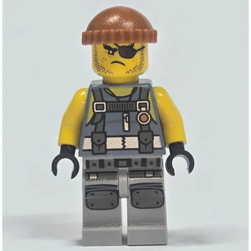 LEGO minifig Shark Army Thug with Yellow Arms (fig-002873)