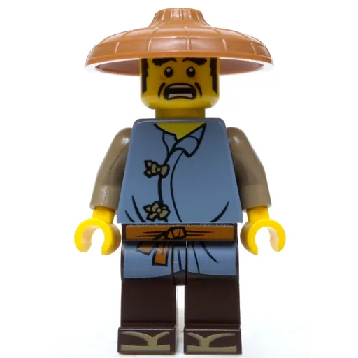 LEGO minifig Ray with Conical Hat (fig-002876)