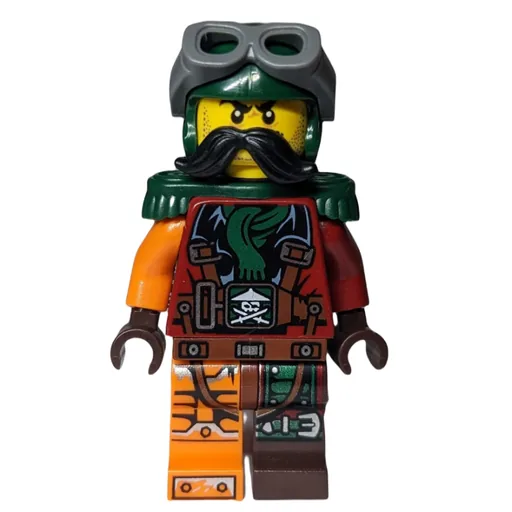 LEGO minifig Flintlocke with Epaulettes (fig-002973)