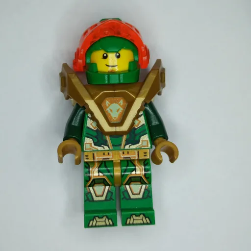 LEGO minifig Aaron Fox with Trans-Neon Orange Visor (fig-003093)