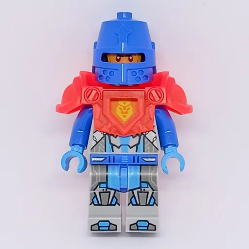 LEGO minifig King's Guard with Trans-Neon Orange Armor (fig-003130)