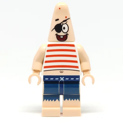 Patrick Star in Pirate Outfit