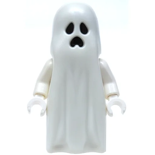 Ghost with Open Mouth and Brick Built Legs