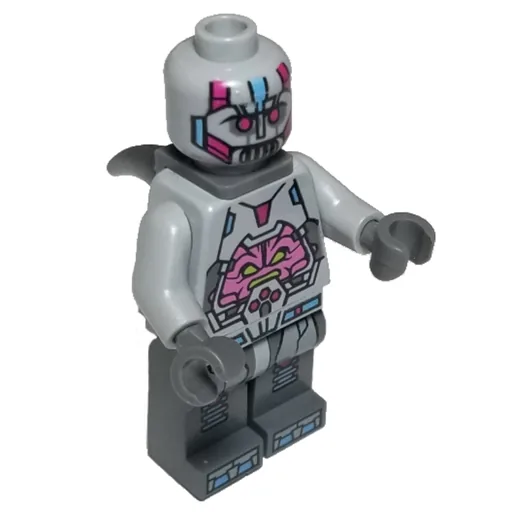 The Kraang with Light Bluish Gray Armor and Neck Bracket with Horn