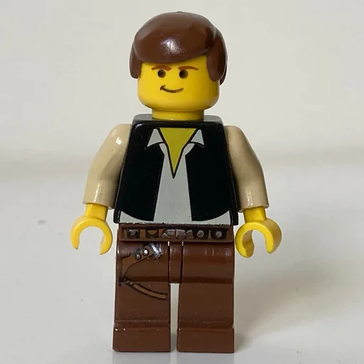 Han Solo (Black Vest, Yellow Skin, Brown Legs)
