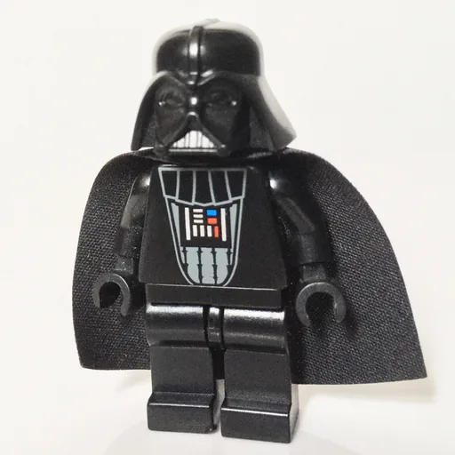Darth Vader (Light Bluish Gray Skin, Scarred Right Cheek, No Eyebrows)