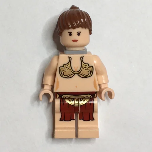 Princess Leia (Slave Outfit, Black Eyes, Neck Bracket)