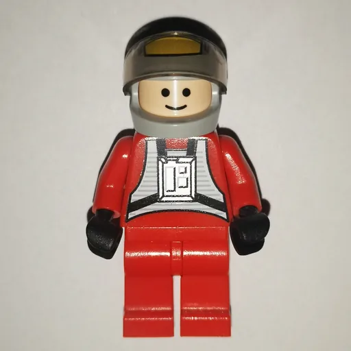 Rebel Pilot B-wing (Red Flight Suit, Black Eyes)