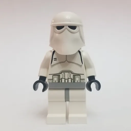 Snowtrooper (Light Bluish Gray Hips, Plain Black Head, Black Hands)