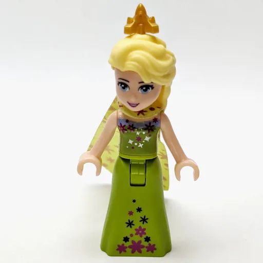 Elsa (Lime Dress, Crown)