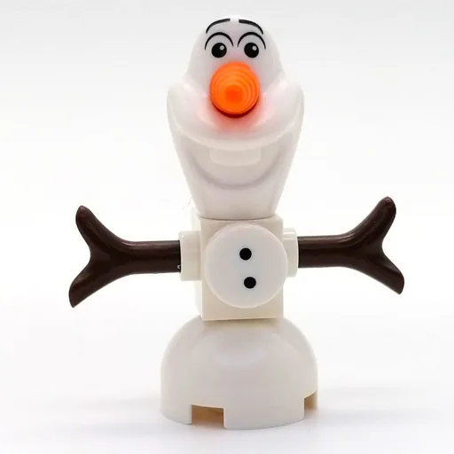 Olaf (Brick Built, Buttons, Clip On Back)
