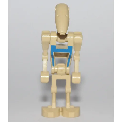 Battle Droid Pilot (Blue Printed Torso, Two Bent Arms)
