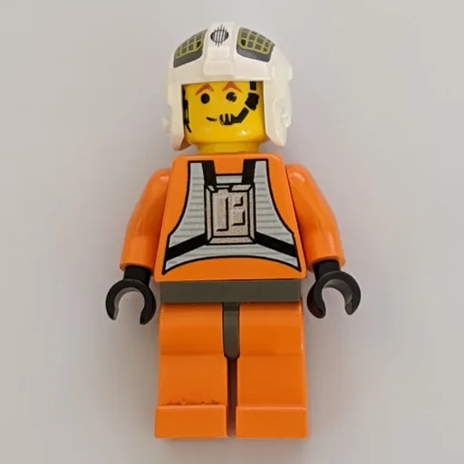 Dutch Vander / Rebel Pilot Y-wing (Yellow Skin, Dark Gray Hips)