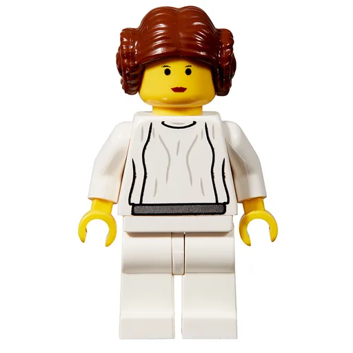 Princess Leia (White Robe, Yellow Skin (3626b Head))