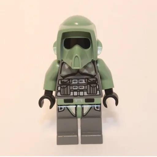 Clone Trooper (41st Elite Corps Scout Battalion Armor, Dark Bluish Gray (Kashyyyk))