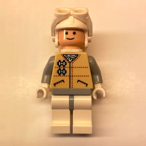 Rebel Trooper in Hoth Uniform (White Hat, Tan Jacket (30170 Goggles))