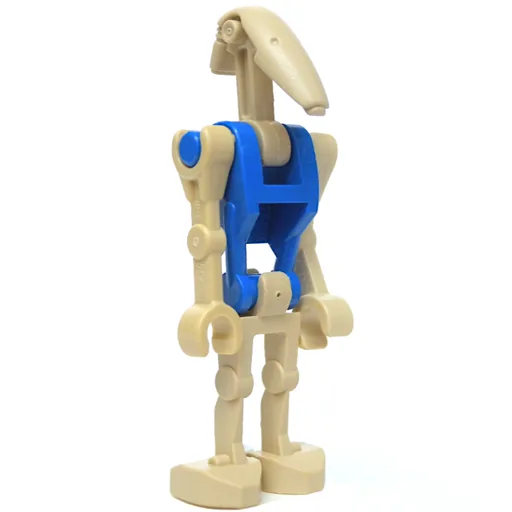 Battle Droid Pilot (Blue Torso, One Bent Arm, One Straight Arm)