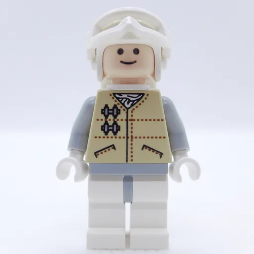 Rebel Trooper in Hoth Uniform (White Hat, Tan Jacket (46304 Goggles))