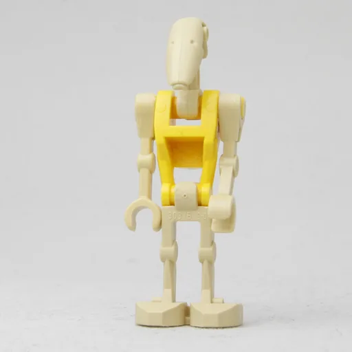 Battle Droid Commander (One Bent Arm, One Straight Arm, Yellow Torso)