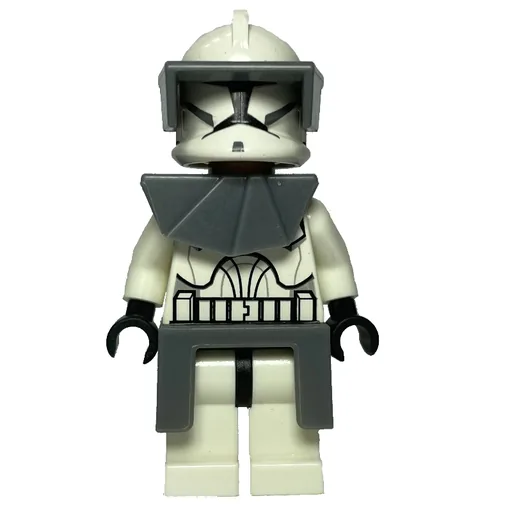 Clone Trooper (Phase I Armor, Dark Bluish Gray Pauldron and Kama)