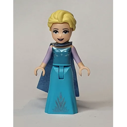 Elsa (Medium Azure Dress, Medium Blue Cape - Open Mouth)