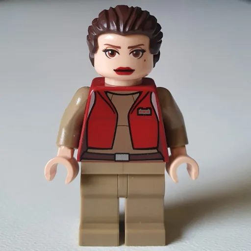 Padme Amidala / Naberrie (Dark Red Senator Outfit, Ponytail Hair (Clone Wars))