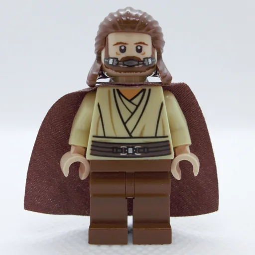 Qui-Gon Jinn (Plain Reddish Brown Legs (3626c Head))