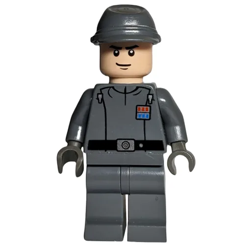 Imperial Officer / Captain / Commandant / Commander (Dark Bluish Gray Uniform, Cavalry Cap, Black Hands)