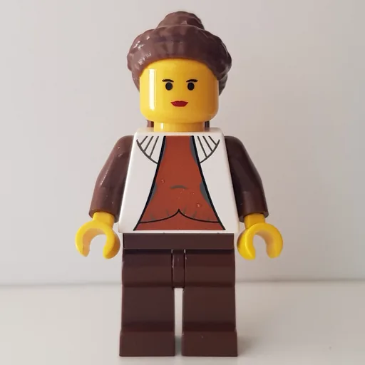 Princess Leia (Cloud City Outfit, Yellow Skin, Dark Orange Shirt)