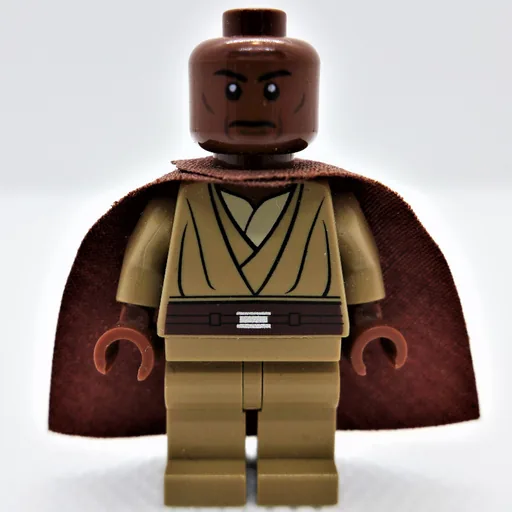 Mace Windu (Dark Tan Plain Legs, Cape)