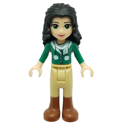 Emma (Green Jacket, Tan Trousers)
