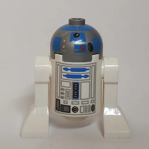 Astromech Droid (R2-D2, Flat Silver Dome, Blue Print)