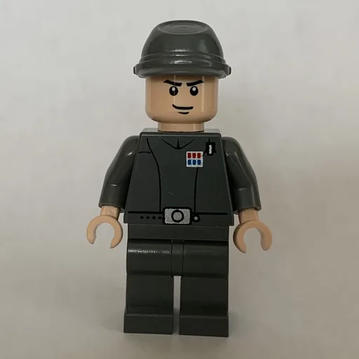 Imperial Officer / Captain / Commandant / Commander (Dark Bluish Gray Uniform, Cavalry Cap, Light Nougat Hands)