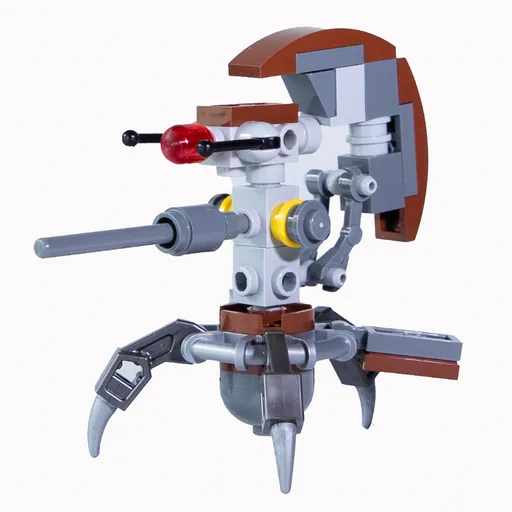 Droideka / Sniper Droid (Reddish Brown Shell, Pearl Dark Gray Legs, Back Armor)