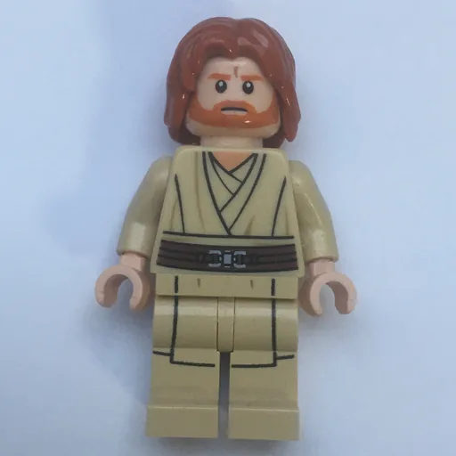 Obi-Wan Kenobi (Tan Legs, Mid-Length Parted Hair)
