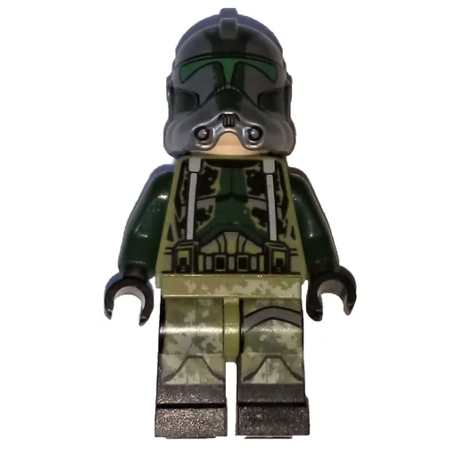Clone Commander Gree (Kashyyyk Armor, Dark Gray Leg Strap)