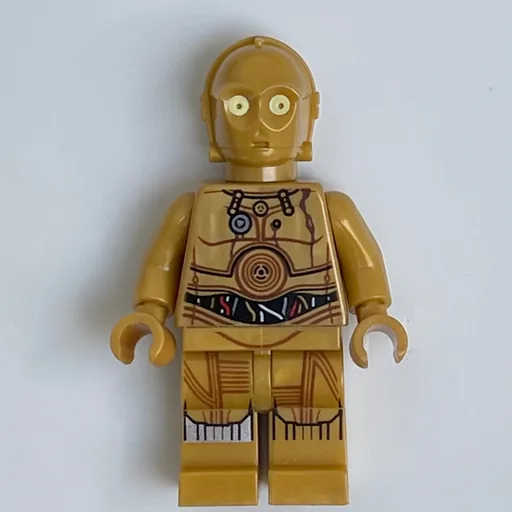 C-3PO (Pearl Gold, Colorful Wires, Printed Legs, Restraining Bolt)