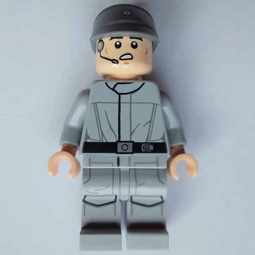 Imperial Crew (Light Bluish Gray Uniform, Dark Bluish Gray Cap, Plain Arms)