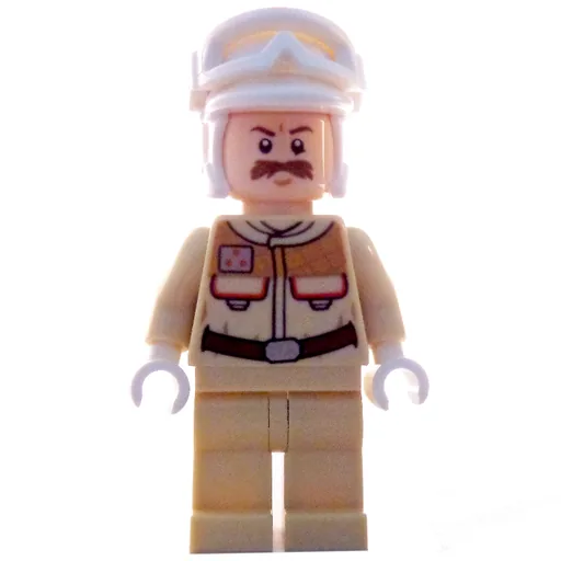 Rebel Officer in Hoth Outfit (White Hat)