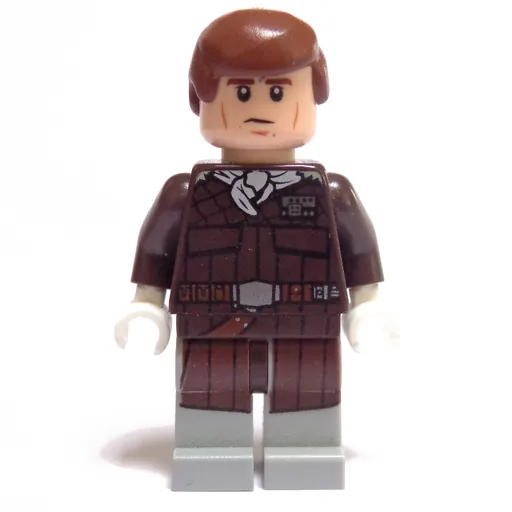 Han Solo (Hoth Outfit, Dark Brown Jacket with White Neckerchief)