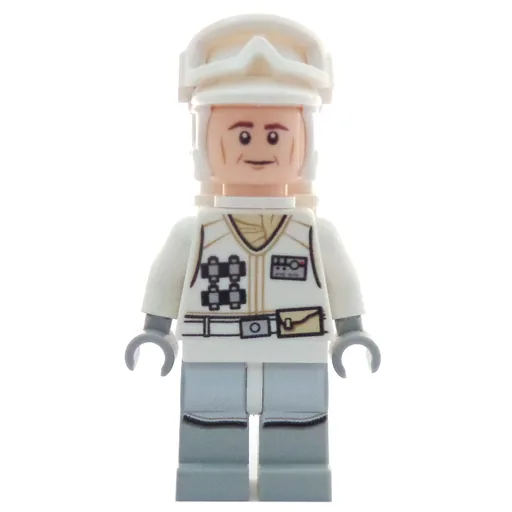 Rebel Trooper in Hoth Uniform (White Hat, White Jacket, Cheek Lines)